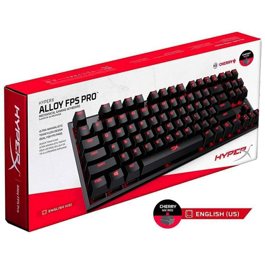 Teclado Mecanico Hyperx Alloy Fps Pro Negro Switch Red